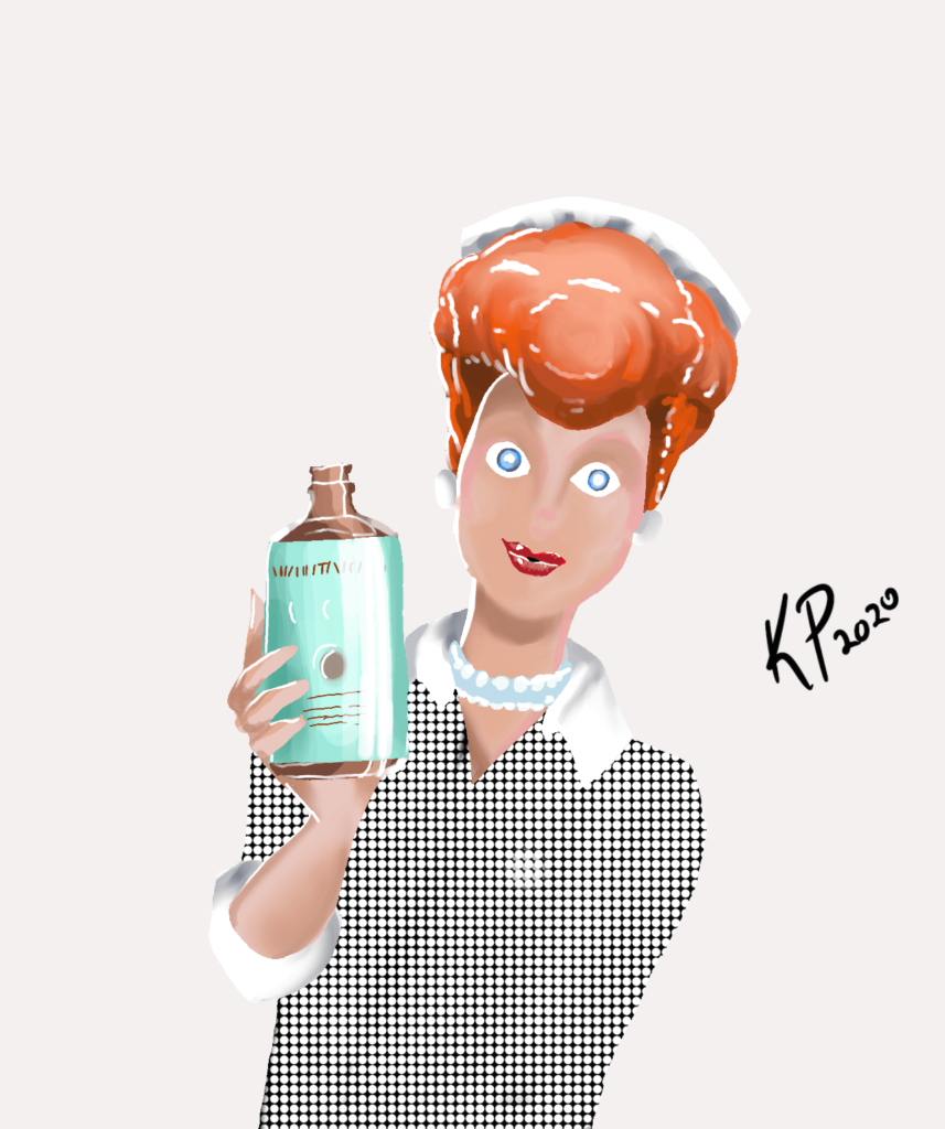 6 Fan Art Challenge - I Love Lucy - Step: color